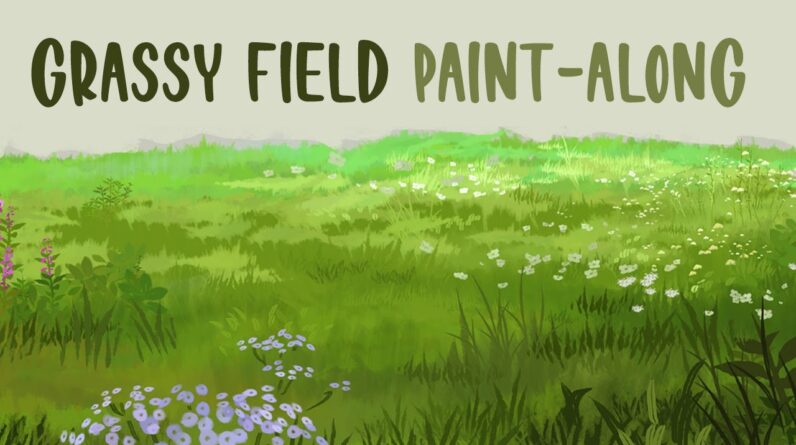 Painting a Field - Free brush-set